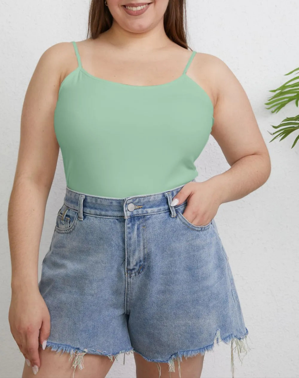 Round Neck Slim Cami