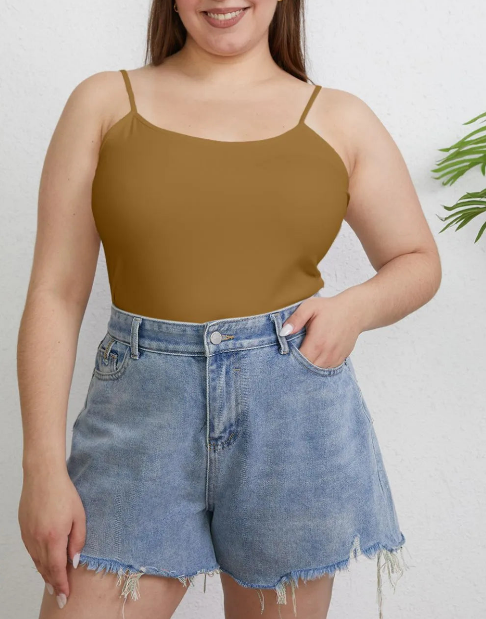 Round Neck Slim Cami