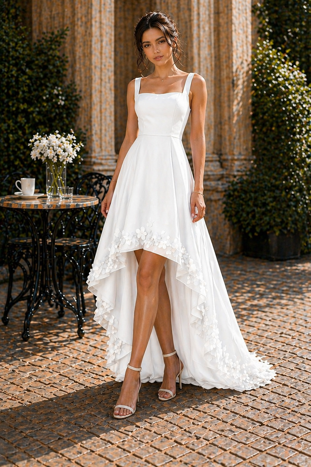 Sky Blossom Couture Dress